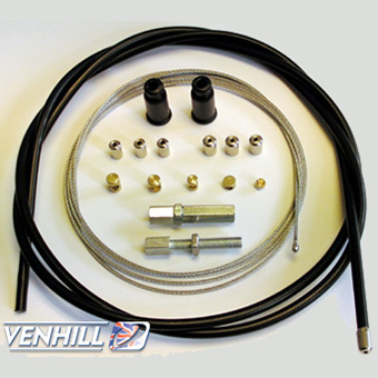 Venhill universal throttle cable kit components