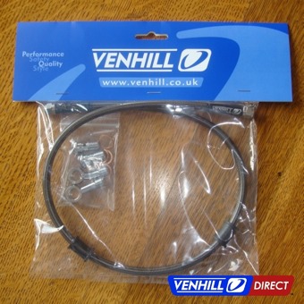 Venhill braided stainless steel brake line kit example - Honda CBR1000RR